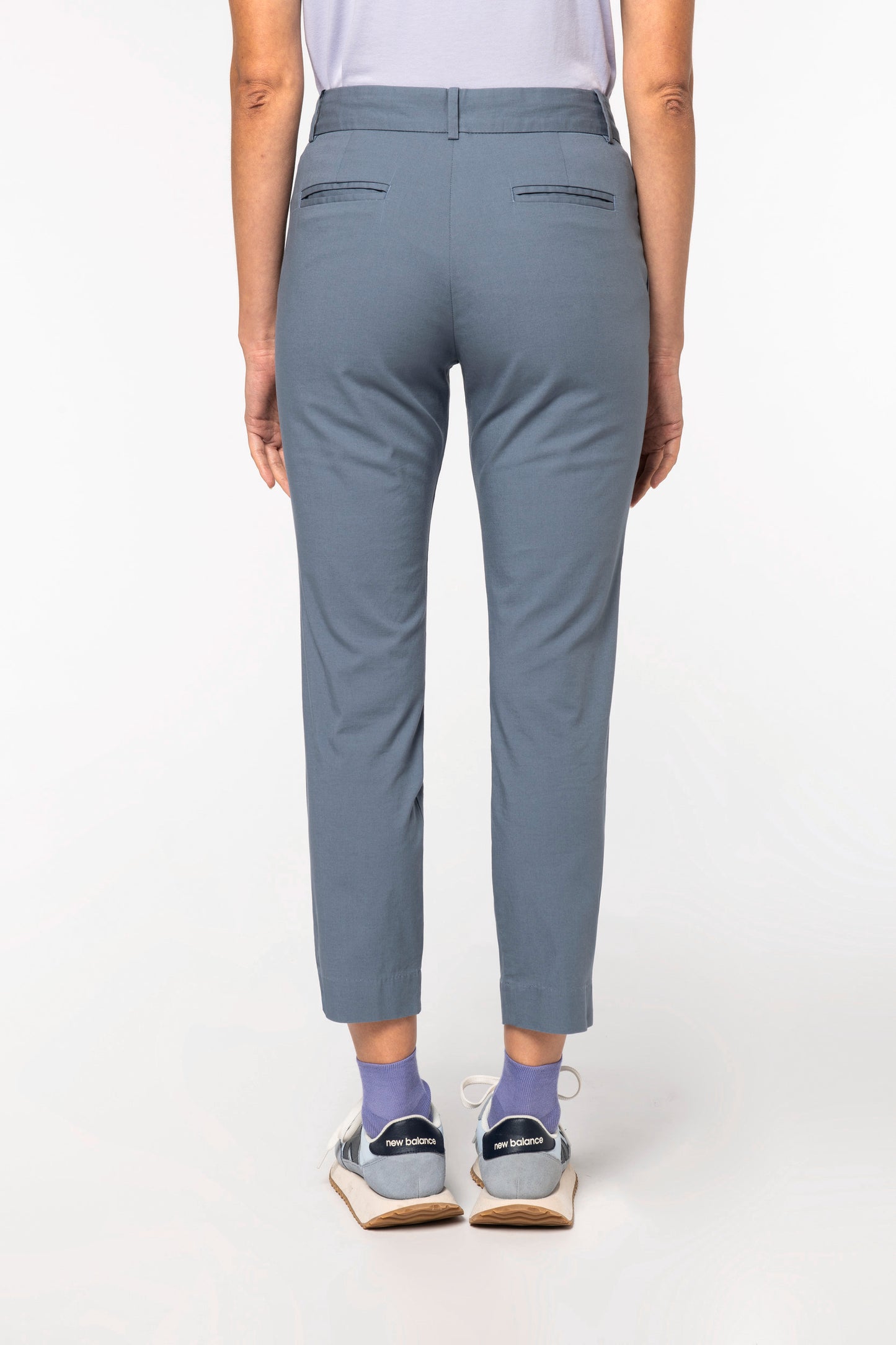 Pantaloni chino 7/8 donna Mineral Grey