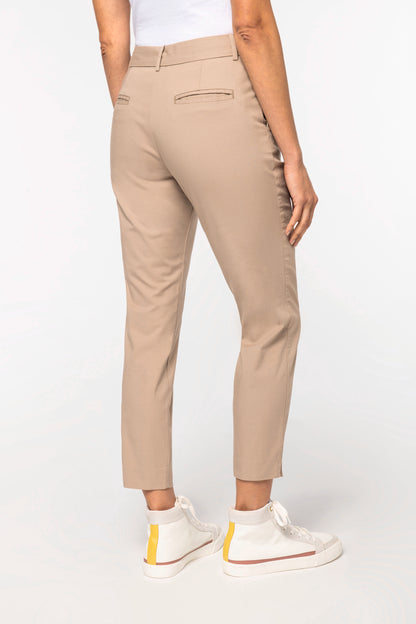 Pantaloni chino 7/8 donna Wet Sand