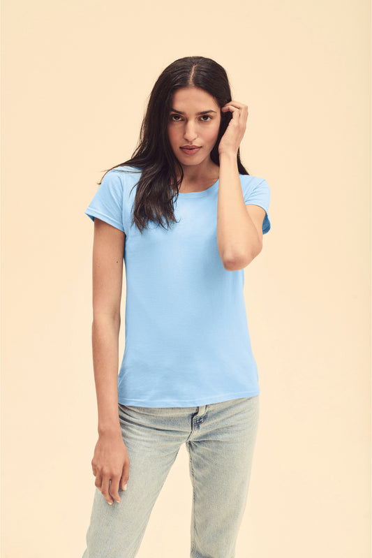 T-Shirt Personalizzabile da Donna Cotone 155 g/m² Colori Freddi