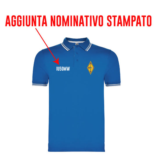 Aggiunta nominativo STAMPATO su abbigliamento ARS Italia