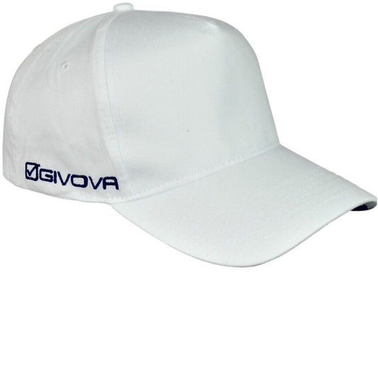 Givova cappellino sponsor colore bianco- stock 20 pz - nuovo