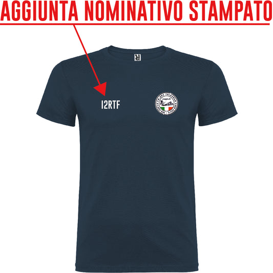 Aggiunta nominativo STAMPATO su abbigliamento CW QRS Italia