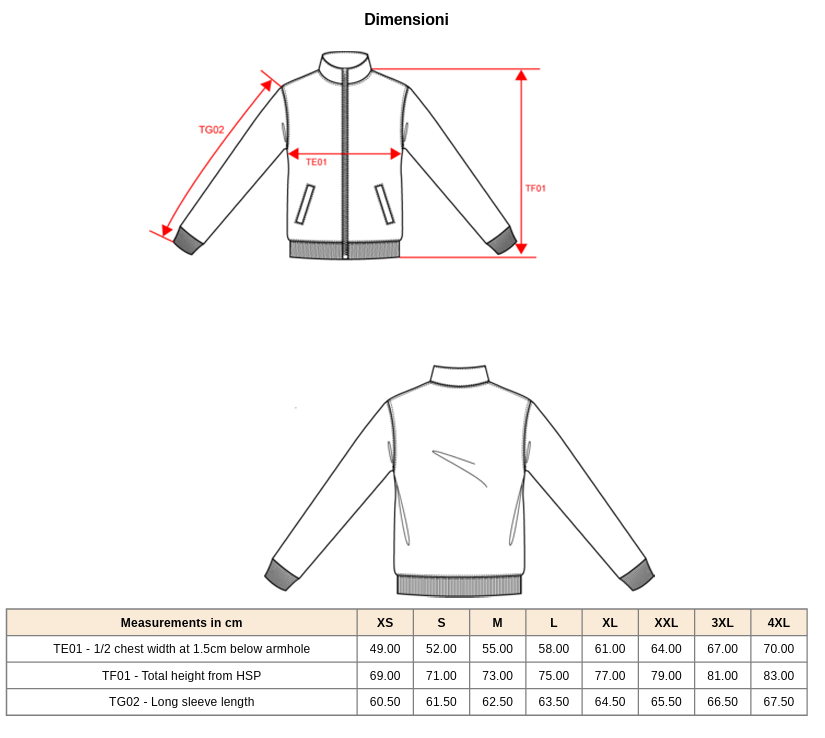 Felpa Fullzip ARS Italia