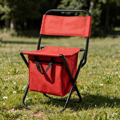 Sedia da Campeggio e Spiaggia Salvaspazio KOVAL con Scomparto Frigo