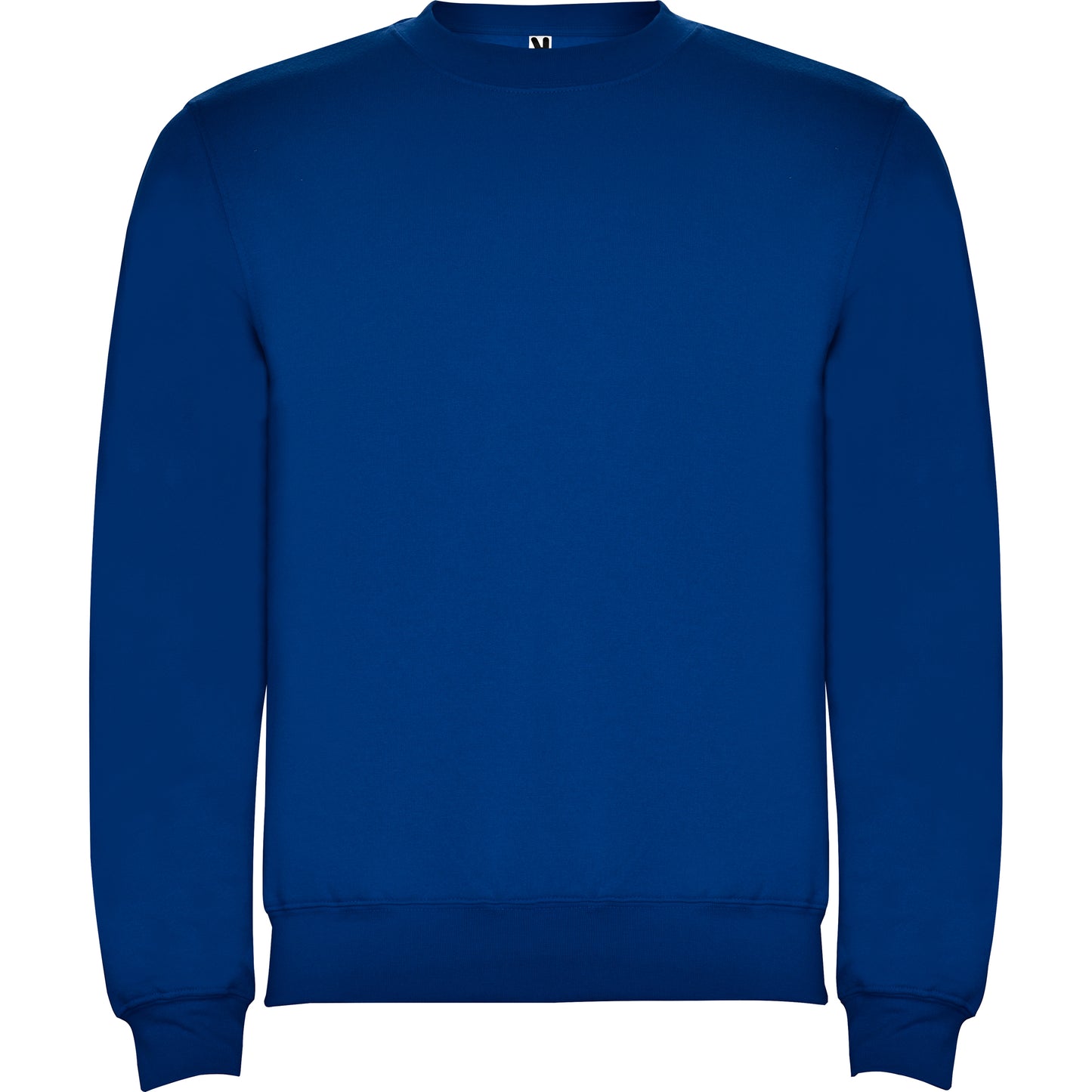 felpa invernale girocollo unisex uomo blu royal