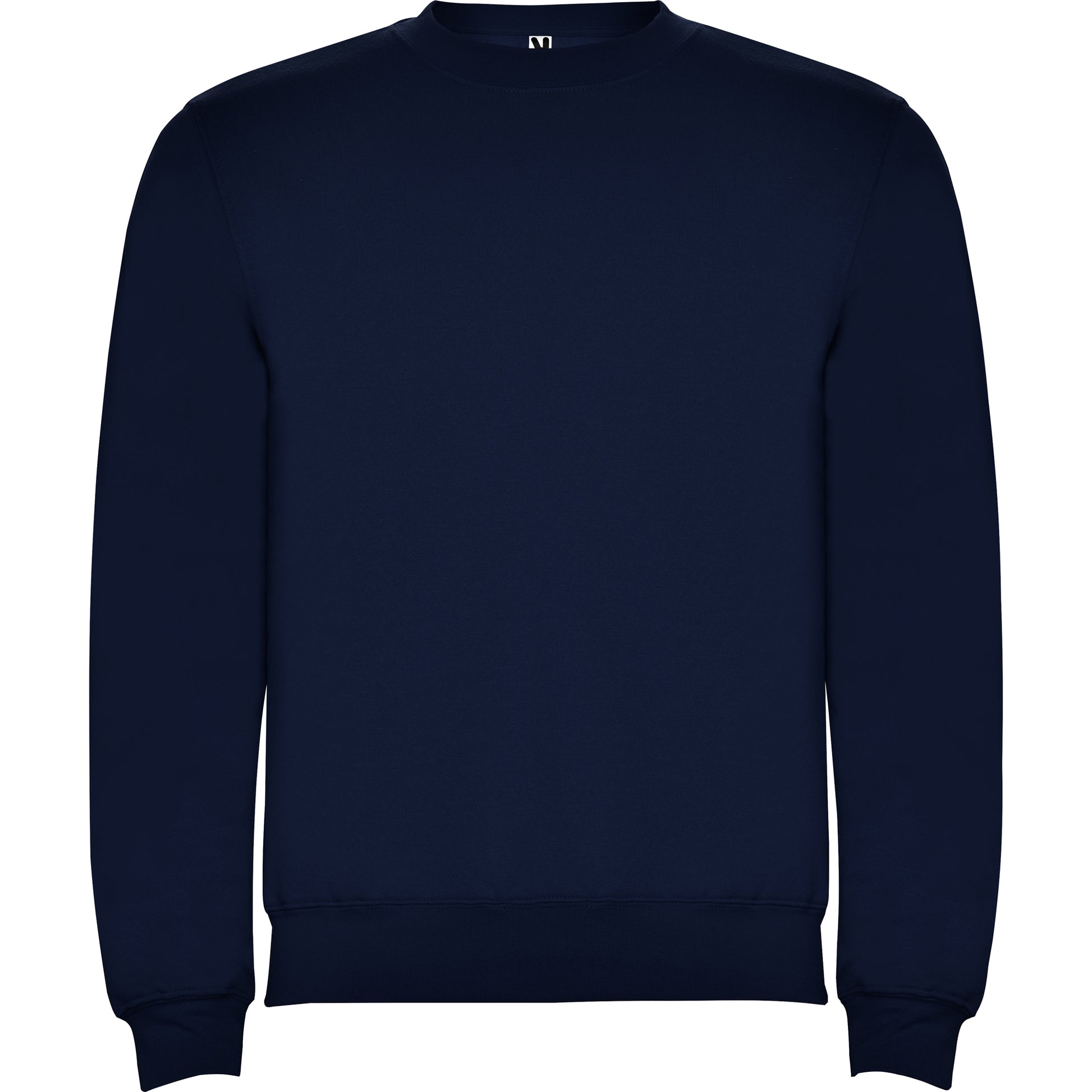 felpa invernale girocollo unisex uomo blu navy